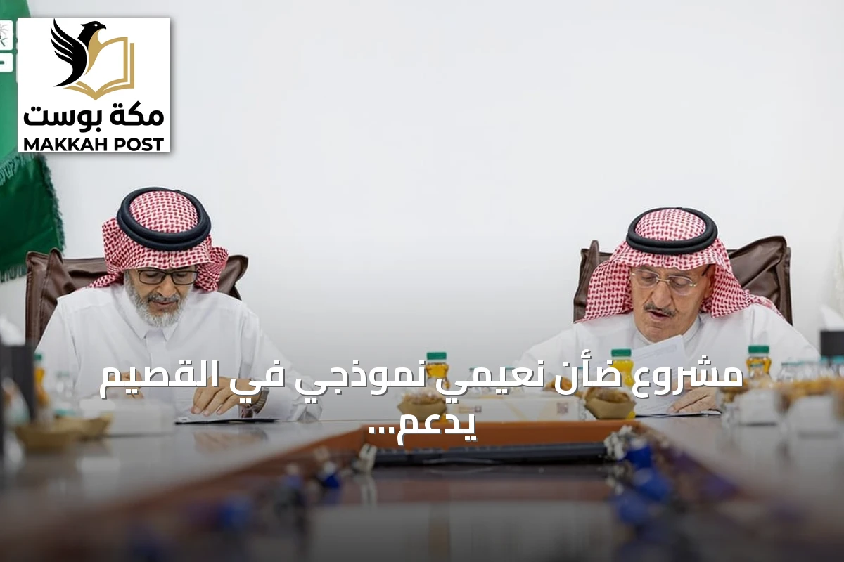 مشروع ضأن نعيمي نموذجي في القصيم يدعم الأمن الغذائي ورؤية 2030