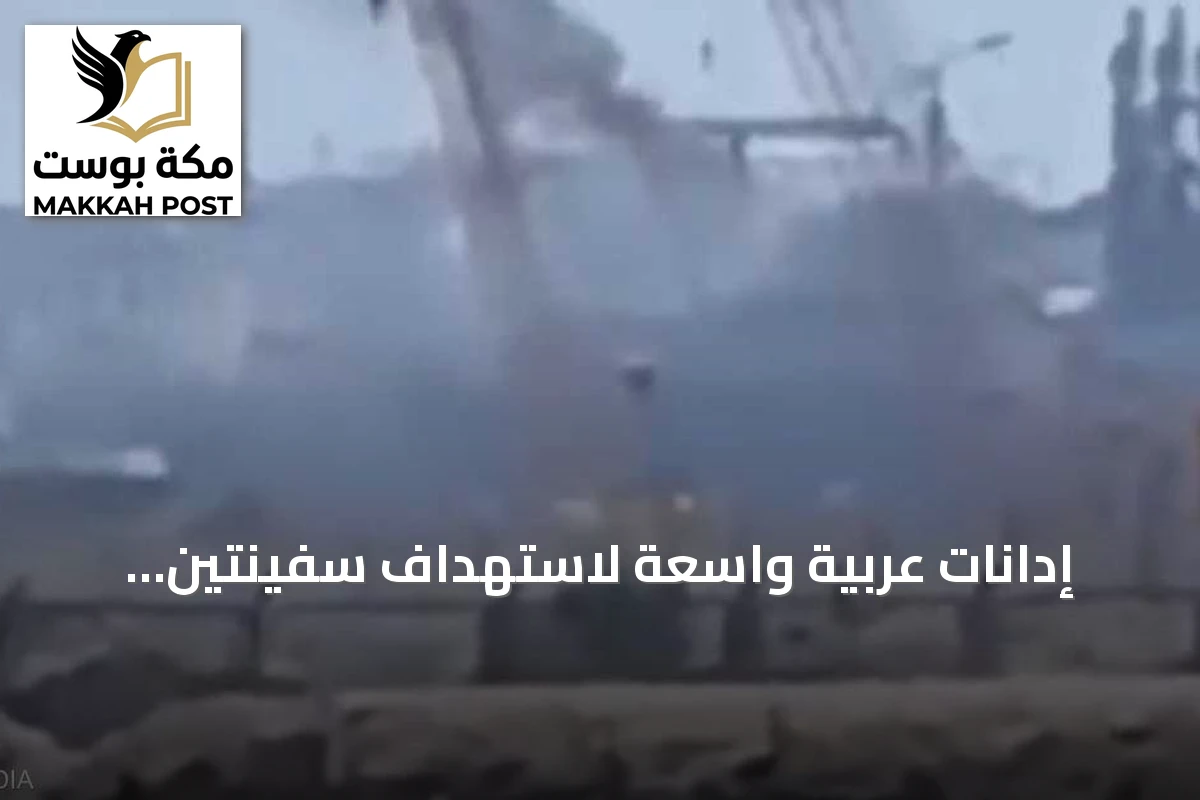 إدانات عربية واسعة لاستهداف سفينتين بمسيرة في ميناء دمياط