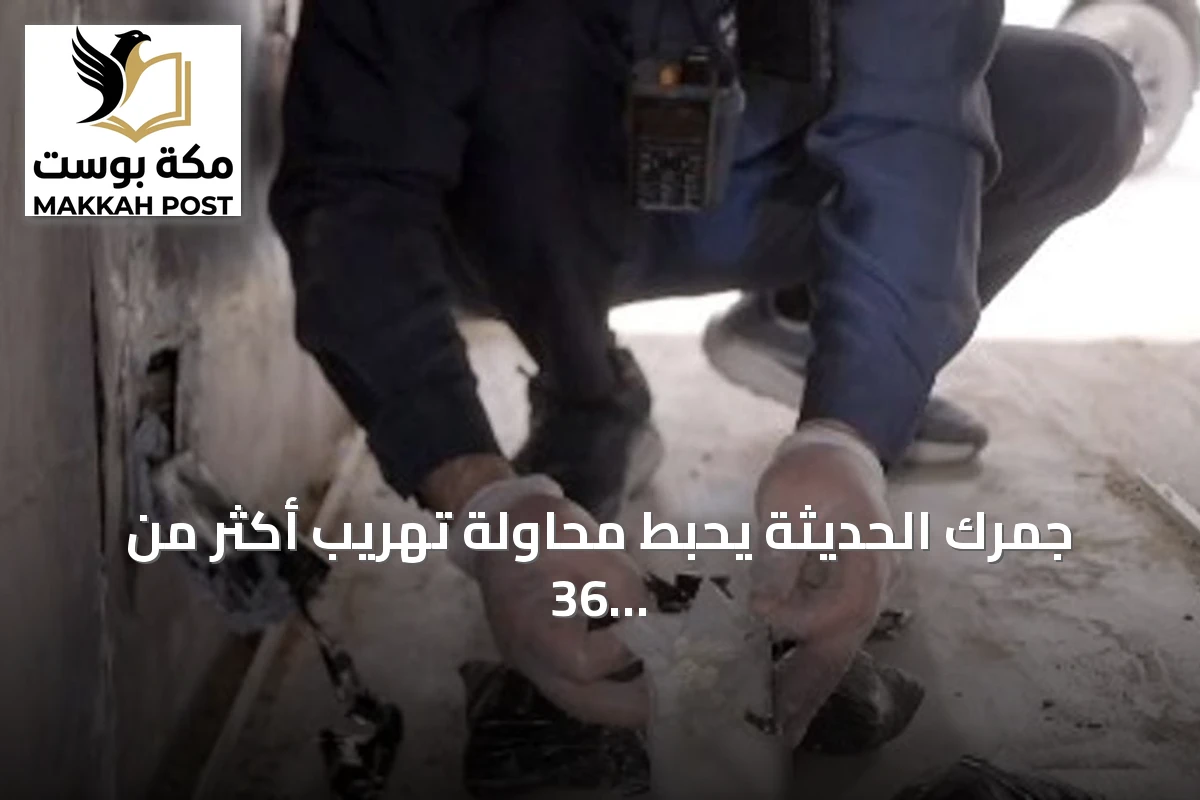 جمرك الحديثة يحبط محاولة تهريب أكثر من 36 ألف حبة إمفيتامين
