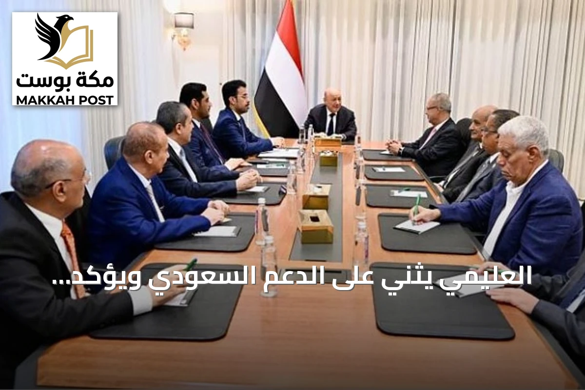 العليمي يثني على الدعم السعودي ويؤكد أهمية التحالف البحري متعدد الجنسيات