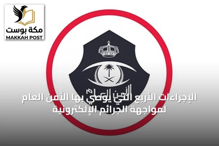الإجراءات الأربع التي يوصي بها الأمن العام لمواجهة الجرائم الإلكترونية