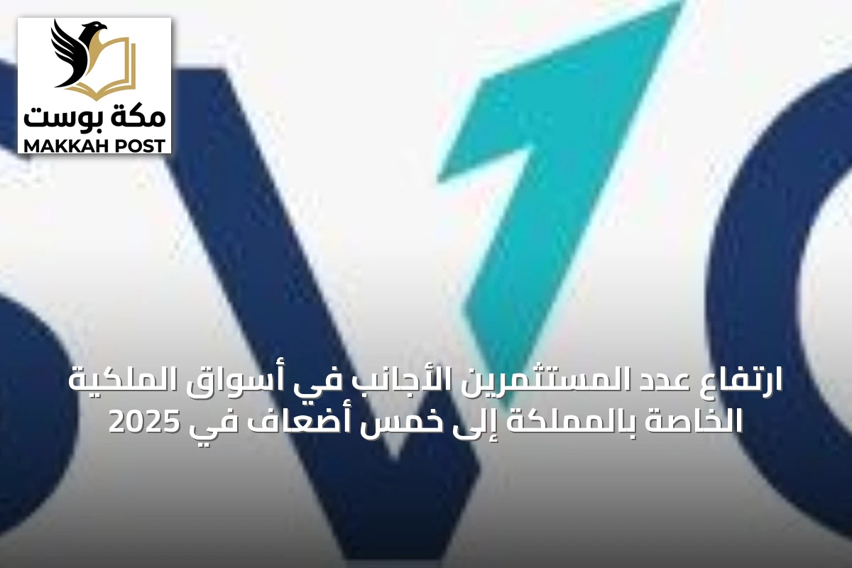 ارتفاع عدد المستثمرين الأجانب في أسواق الملكية الخاصة بالمملكة إلى خمس أضعاف في 2025