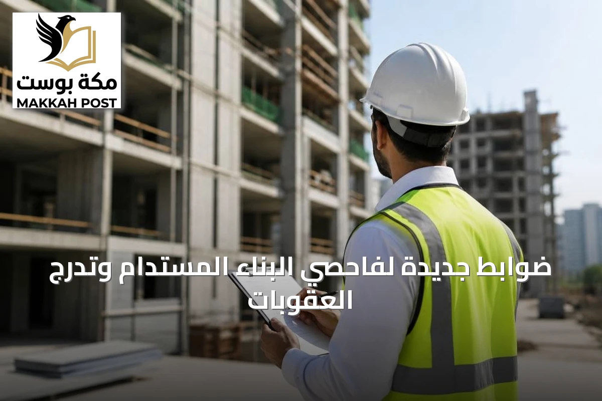 ضوابط جديدة لفاحصي البناء المستدام وتدرج العقوبات