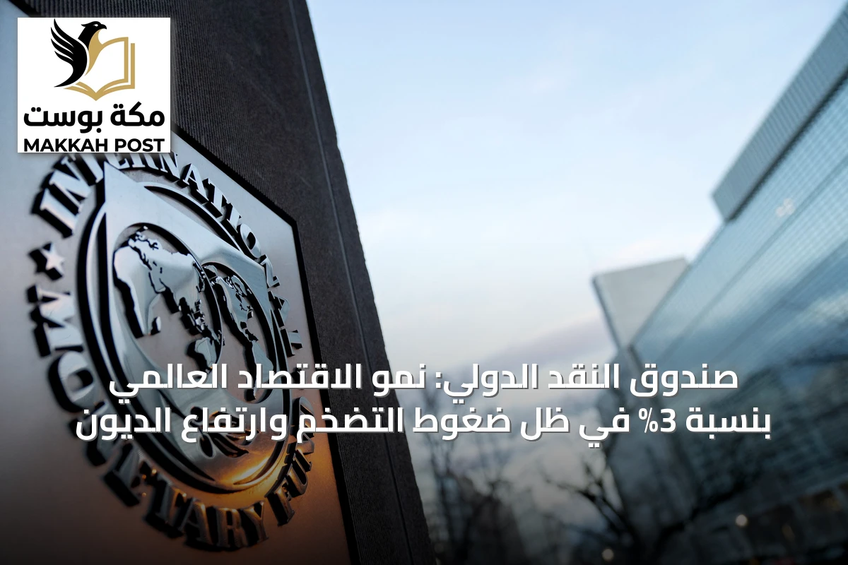 صندوق النقد الدولي: نمو الاقتصاد العالمي بنسبة 3% في ظل ضغوط التضخم وارتفاع الديون