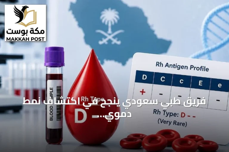 فريق طبي سعودي ينجح في اكتشاف نمط دموي نادر للغاية من نظام Rh