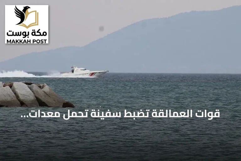 قوات العمالقة تضبط سفينة تحمل معدات عسكرية للحوثيين في باب المندب