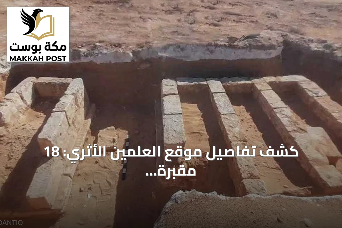 كشف تفاصيل موقع العلمين الأثري: 18 مقبرة أثرية جديدة