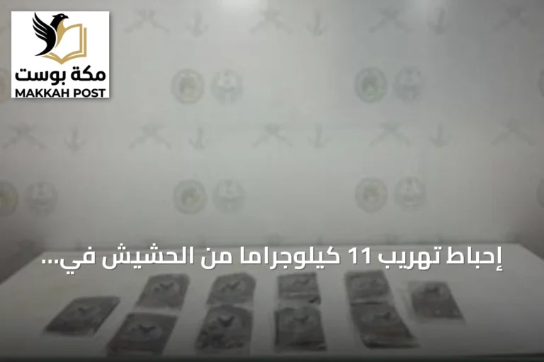 إحباط تهريب 11 كيلوجرامًا من الحشيش في قطاع الربوعة بمنطقة عسير