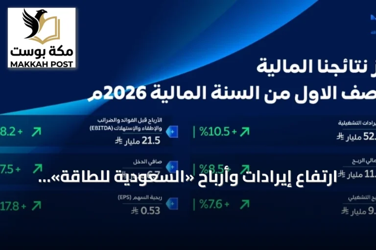 ارتفاع إيرادات وأرباح «السعودية للطاقة» في النصف الأول من 2026