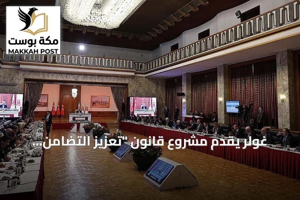 غولر يقدم مشروع قانون "تعزيز التضامن الوطني" بدعم واسع من النواب