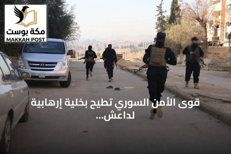 قوى الأمن السوري تطيح بخلية إرهابية لداعش تضم 9 عناصر في القنيطرة