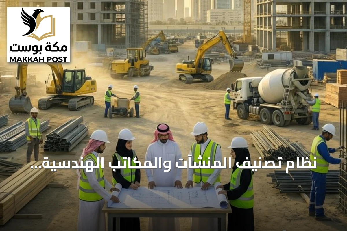 نظام تصنيف المنشآت والمكاتب الهندسية يُحدد مسار التقديم وفق المعايير الفنية