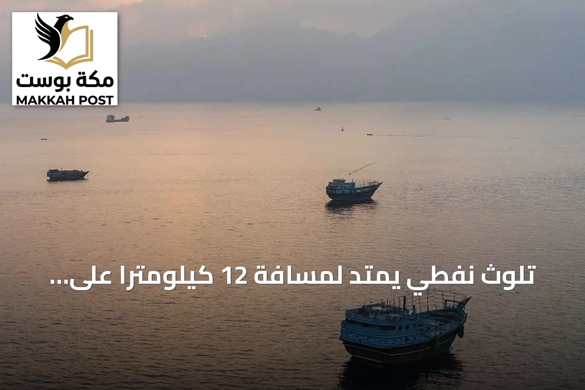 تلوث نفطي يمتد لمسافة 12 كيلومتراً على سواحل عُمان بسبب ناقلة جانحة