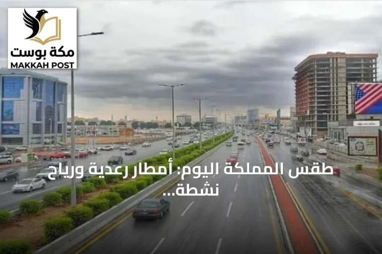 طقس المملكة اليوم: أمطار رعدية ورياح نشطة على عدة مناطق