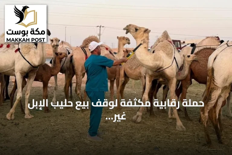 حملة رقابية مكثفة لوقف بيع حليب الإبل غير المرخص في شوارع الرياض