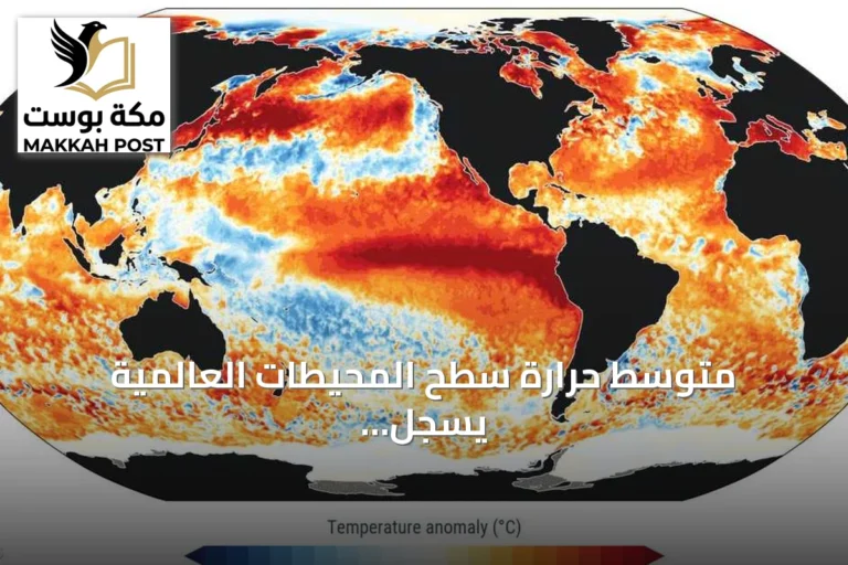 متوسط حرارة سطح المحيطات العالمية يسجل مستوى قياسياً يومياً غير مسبوق