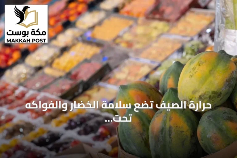 حرارة الصيف تضع سلامة الخضار والفواكه تحت اختبار رقابي مكثف