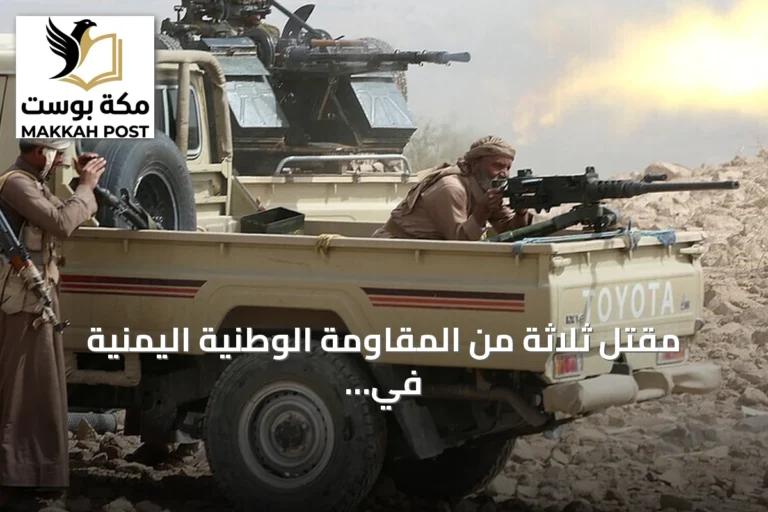 مقتل ثلاثة من المقاومة الوطنية اليمنية في اشتباكات مع الحوثيين جنوب غرب البلاد