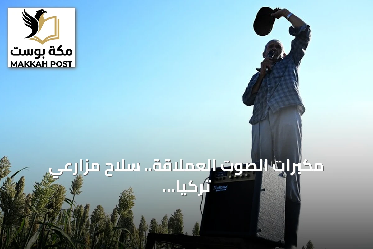 مكبرات الصوت العملاقة.. سلاح مزارعي تركيا الجديد لصد العصافير عن حقول الدخن