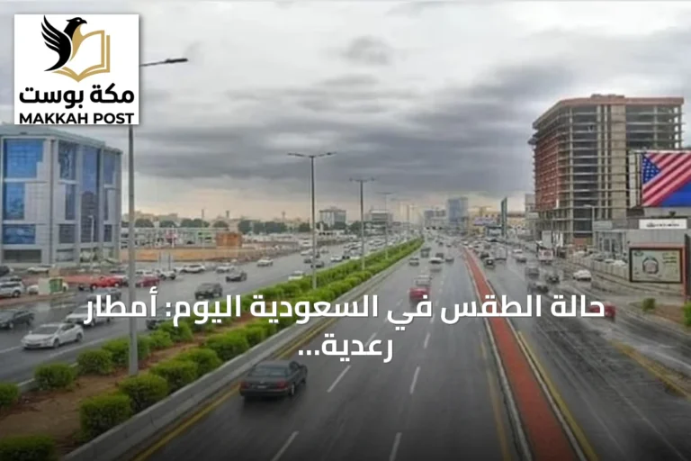 حالة الطقس في السعودية اليوم: أمطار رعدية ورياح قوية على مناطق متعددة