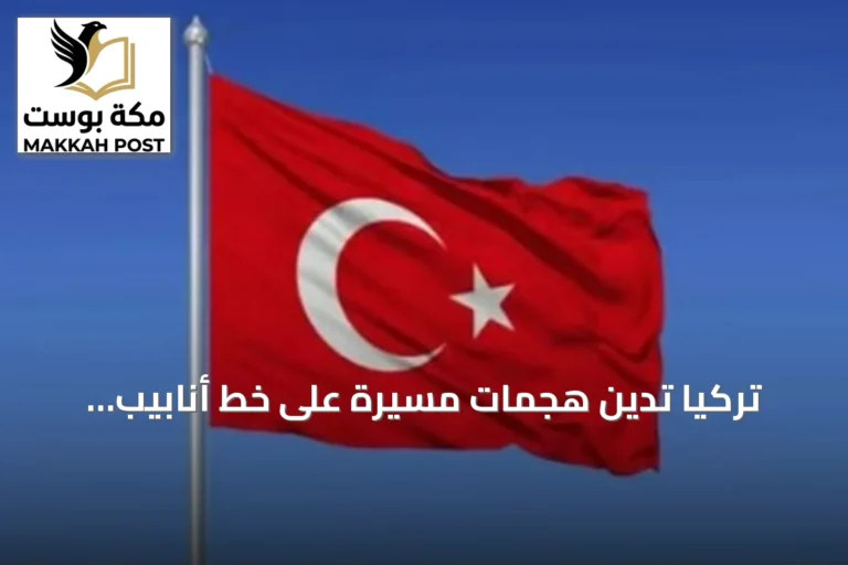 تركيا تدين هجمات مسيرة على خط أنابيب النفط شرق‑غرب بالسعودية