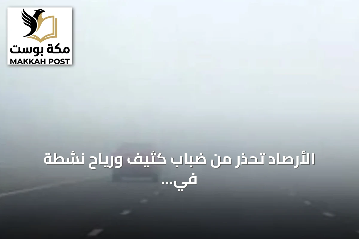 الأرصاد تحذر من ضباب كثيف ورياح نشطة في المنطقة الشرقية وحفر الباطن