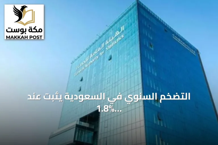 التضخم السنوي في السعودية يثبت عند 1.8% لشهر أغسطس 2026