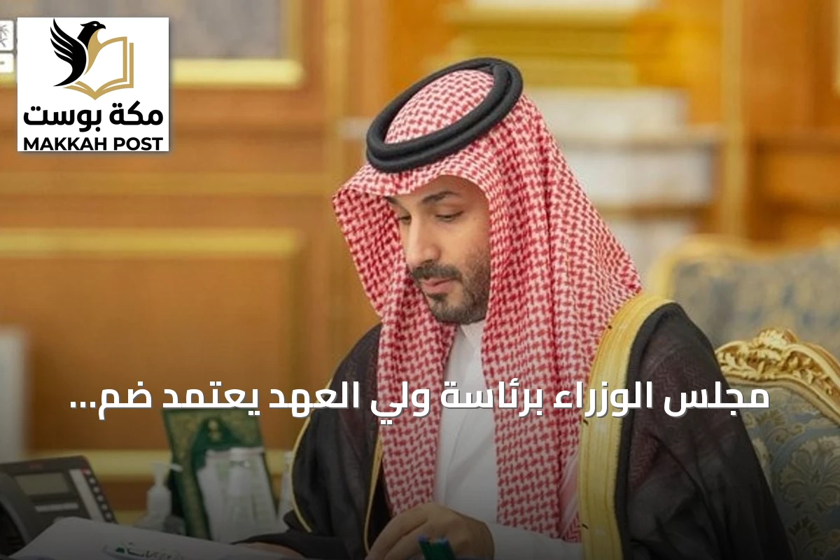 مجلس الوزراء برئاسة ولي العهد يعتمد ضم الاستثمار للجنة مكافحة غسل الأموال ويقر 10 قرارات