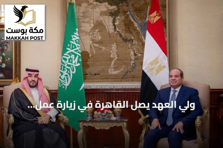 ولي العهد يصل القاهرة في زيارة عمل ويستقبله الرئيس السيسي