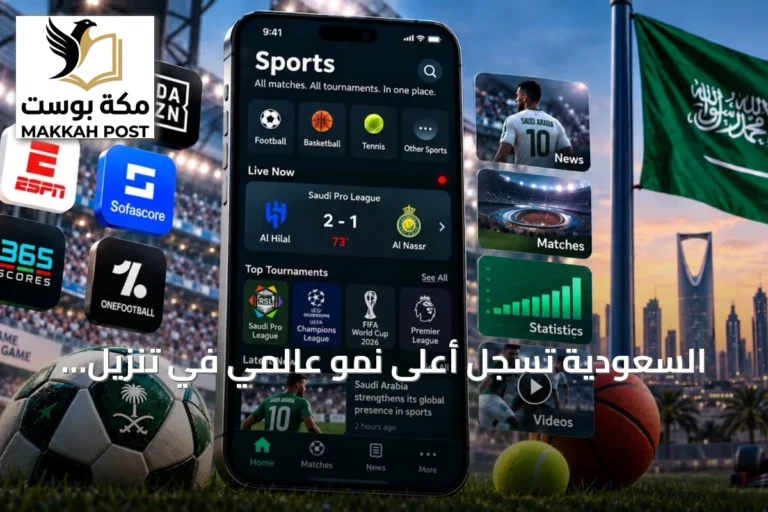 السعودية تسجل أعلى نمو عالمي في تنزيل تطبيقات الرياضة خلال النصف الأول من 2026