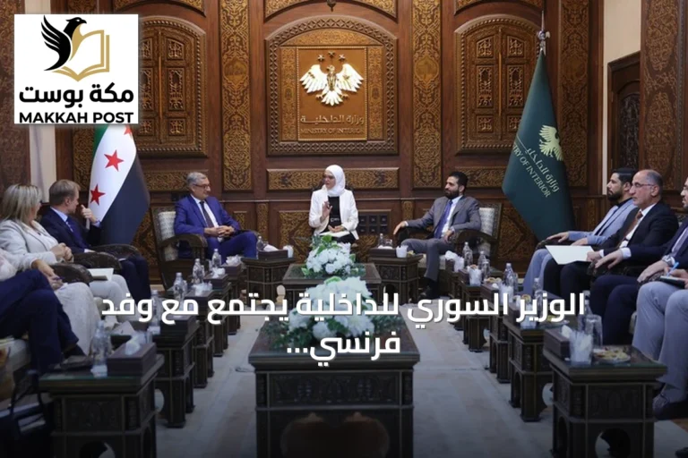 الوزير السوري للداخلية يجتمع مع وفد فرنسي لبحث تعزيز التعاون الأمني