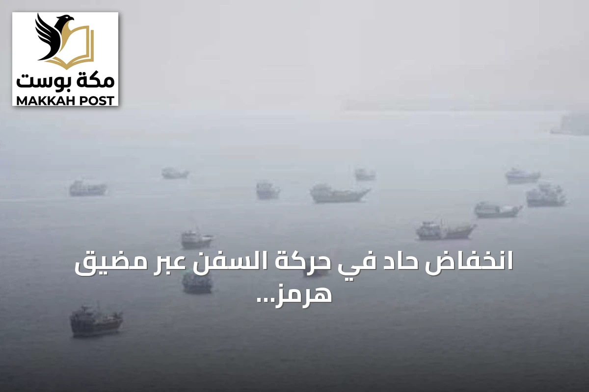 انخفاض حاد في حركة السفن عبر مضيق هرمز وتزايد المخاوف بشأن إمدادات النفط