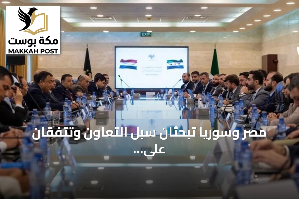 مصر وسوريا تبحثان سبل التعاون وتتفقان على عقد منتدى استثماري مشترك