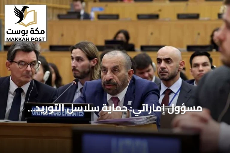 مسؤول إماراتي: حماية سلاسل التوريد والتجارة والطاقة أساس الاستقرار الدولي