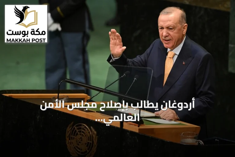 أردوغان يطالب بإصلاح مجلس الأمن العالمي استناداً إلى مبدأ العالم أكبر من خمس