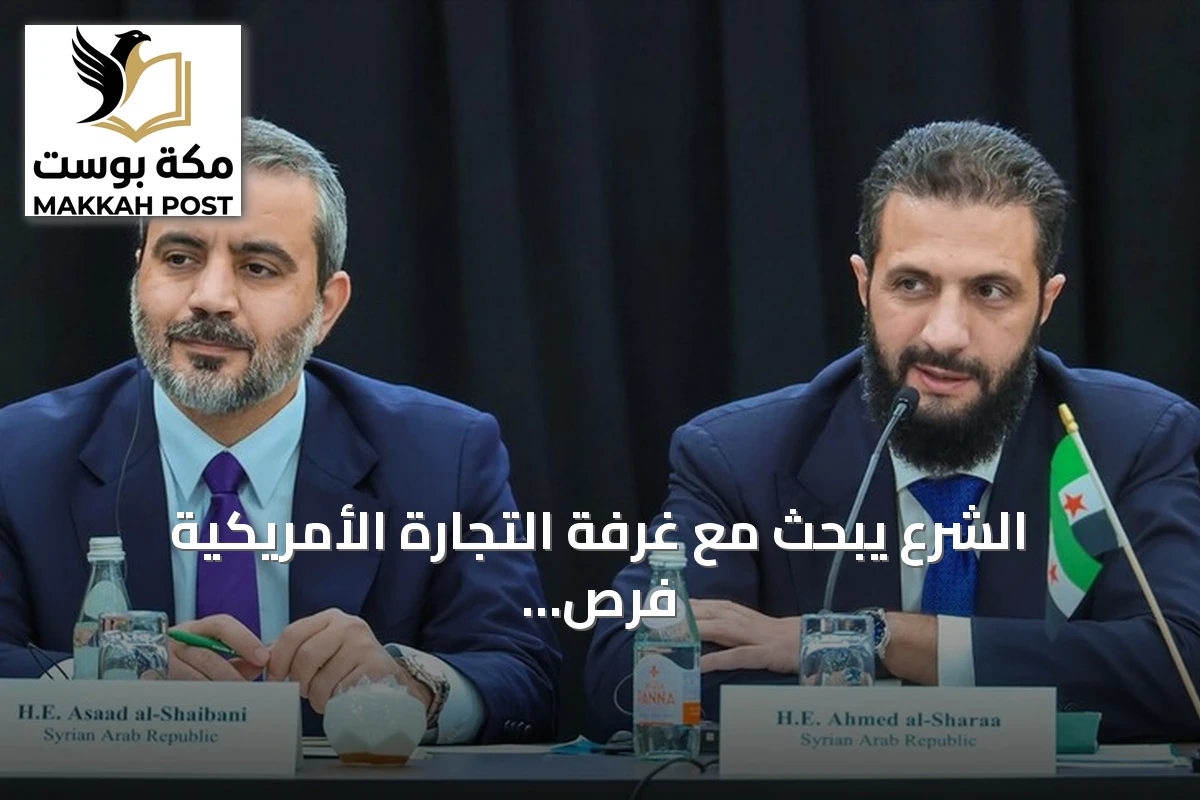 الشرع يبحث مع غرفة التجارة الأمريكية فرص الاستثمار بسوريا على هامش الجمعية العامة للأمم المتحدة