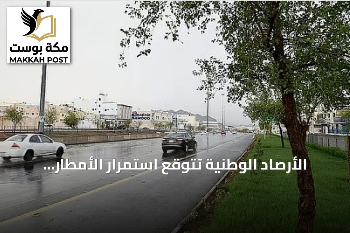 الأرصاد الوطنية تتوقع استمرار الأمطار الرعدية على مناطق متفرقة من المملكة حتى يوم الأحد القادم