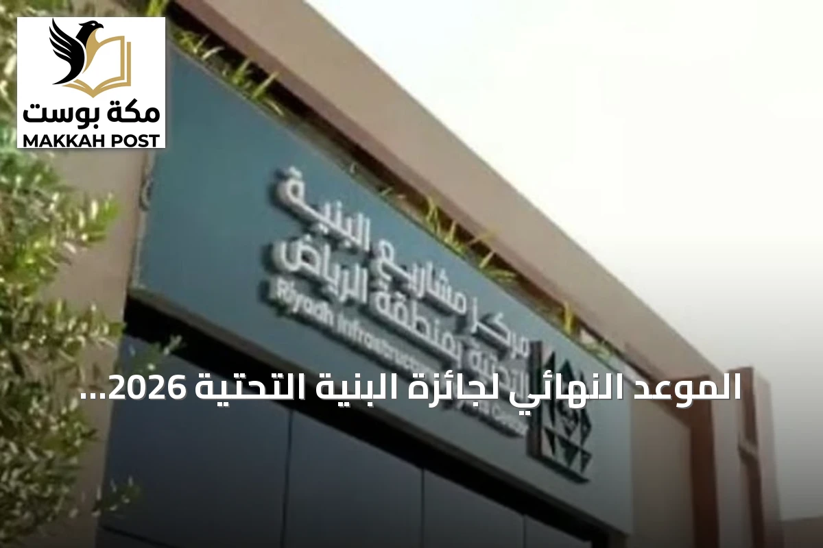 الموعد النهائي لجائزة البنية التحتية 2026 بالرياض يقترب مع بقاء أقل من عشرين يوماً للتسجيل