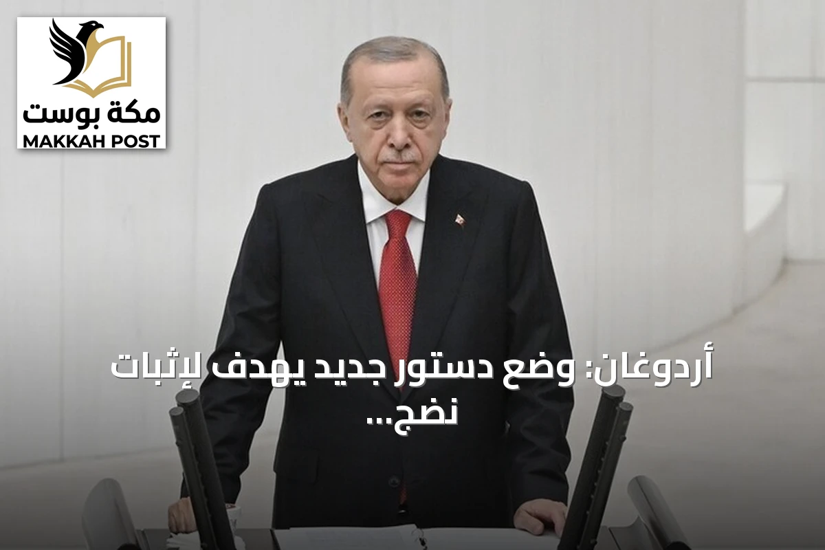 أردوغان: وضع دستور جديد يهدف لإثبات نضج الديمقراطية التركية