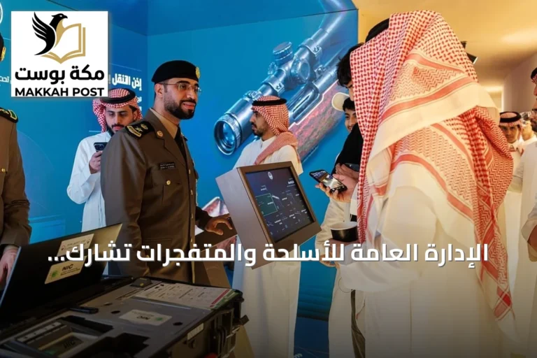 الإدارة العامة للأسلحة والمتفجرات تشارك بمعرض الصقور والصيد السعودي 2026