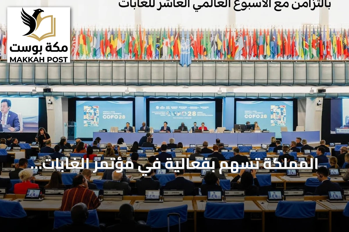 المملكة تسهم بفعالية في مؤتمر الغابات بروما وتعزز قيادتها في حماية النظم الجافة
