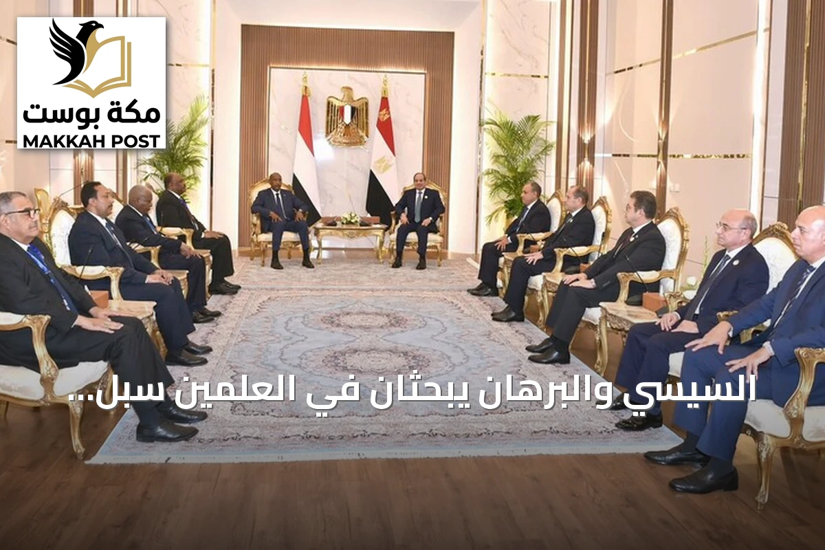 السيسي والبرهان يبحثان في العلمين سبل إنهاء الحرب السودانية وتعزيز التعاون الثنائي