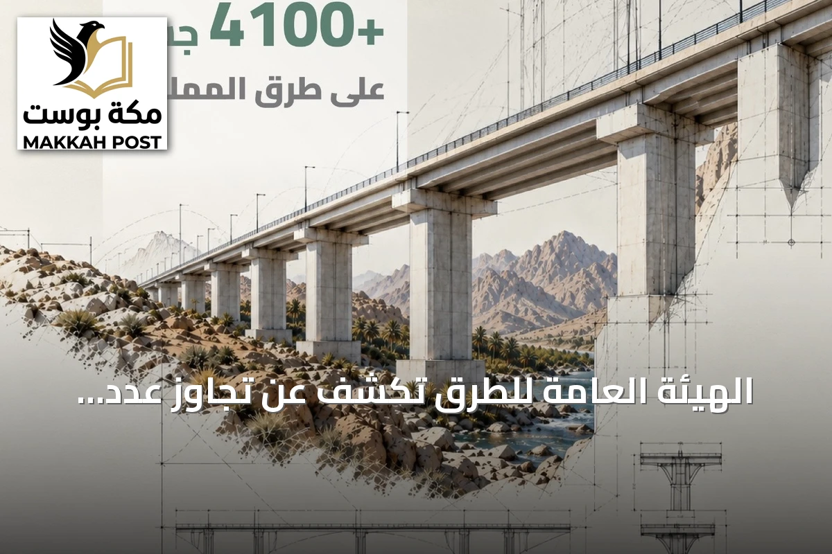 الهيئة العامة للطرق تكشف عن تجاوز عدد الجسور العاملة في السعودية 4100 جسر