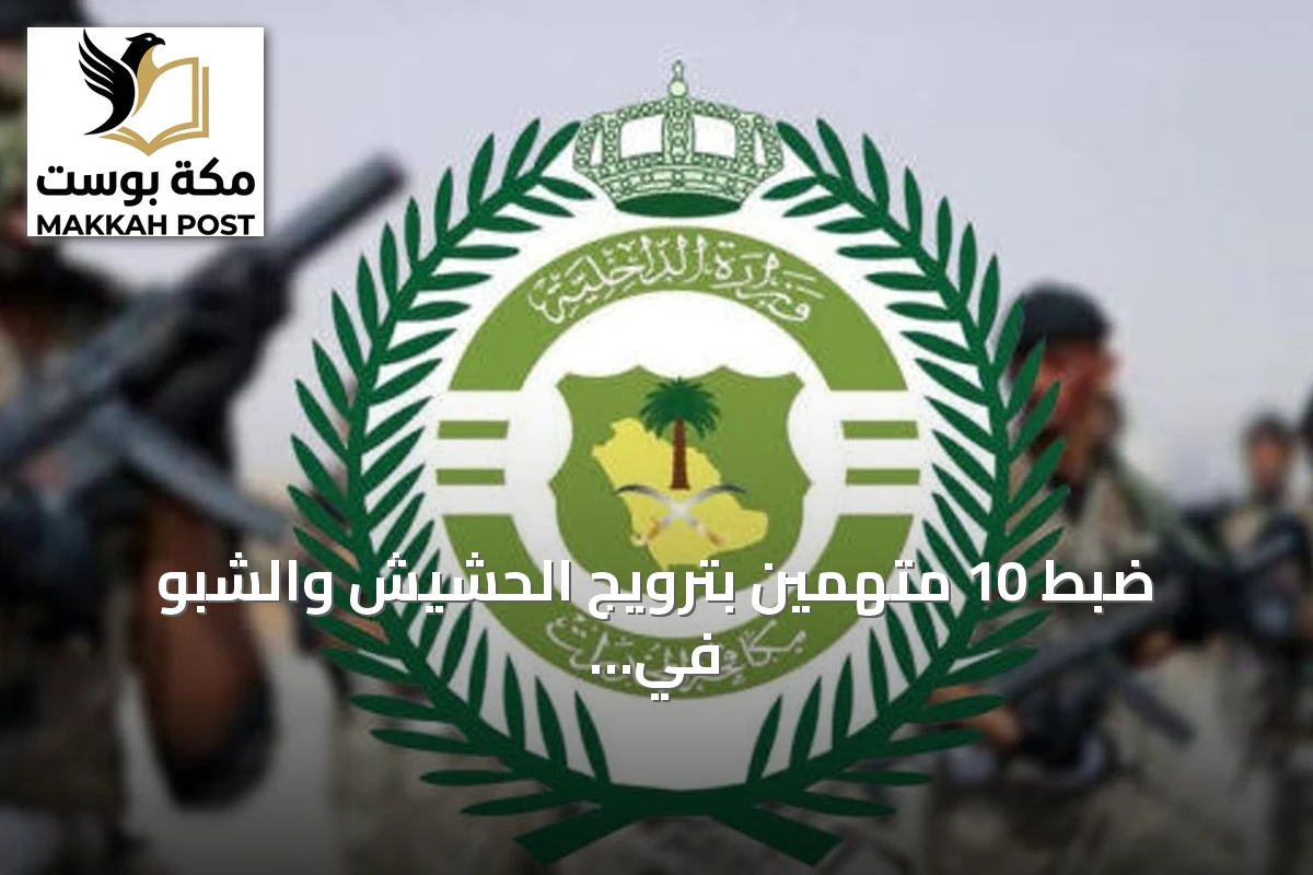 ضبط 10 متهمين بترويج الحشيش والشبو في ثلاث مناطق