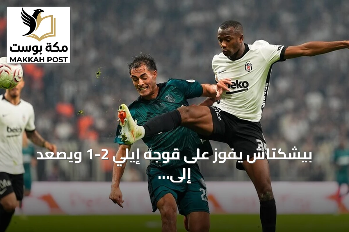 بيشكتاش يفوز على قوجه إيلي 2-1 ويصعد إلى المركز الثاني