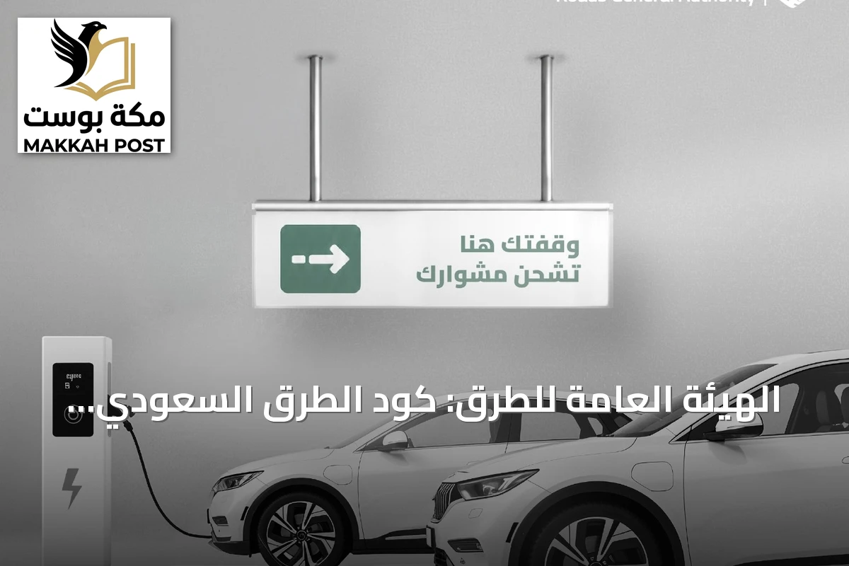 الهيئة العامة للطرق: كود الطرق السعودي يوصي بتخصيص 5% من مواقف الطرق التجارية للمركبات الكهربائية