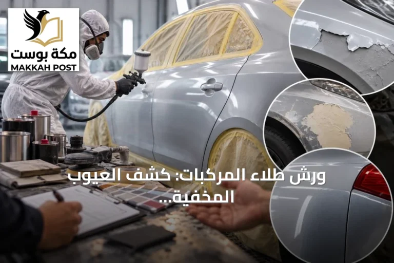 ورش طلاء المركبات: كشف العيوب المخفية وممارسات الغش المحتملة