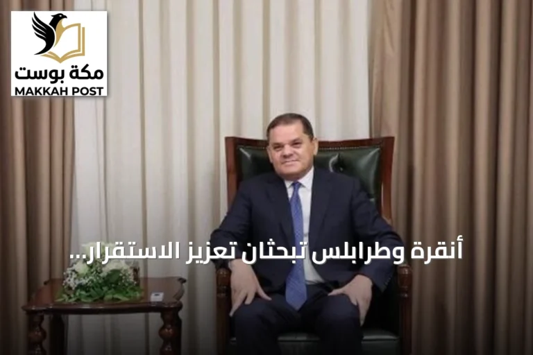 أنقرة وطرابلس تبحثان تعزيز الاستقرار الليبي وملف الهجرة غير النظامية