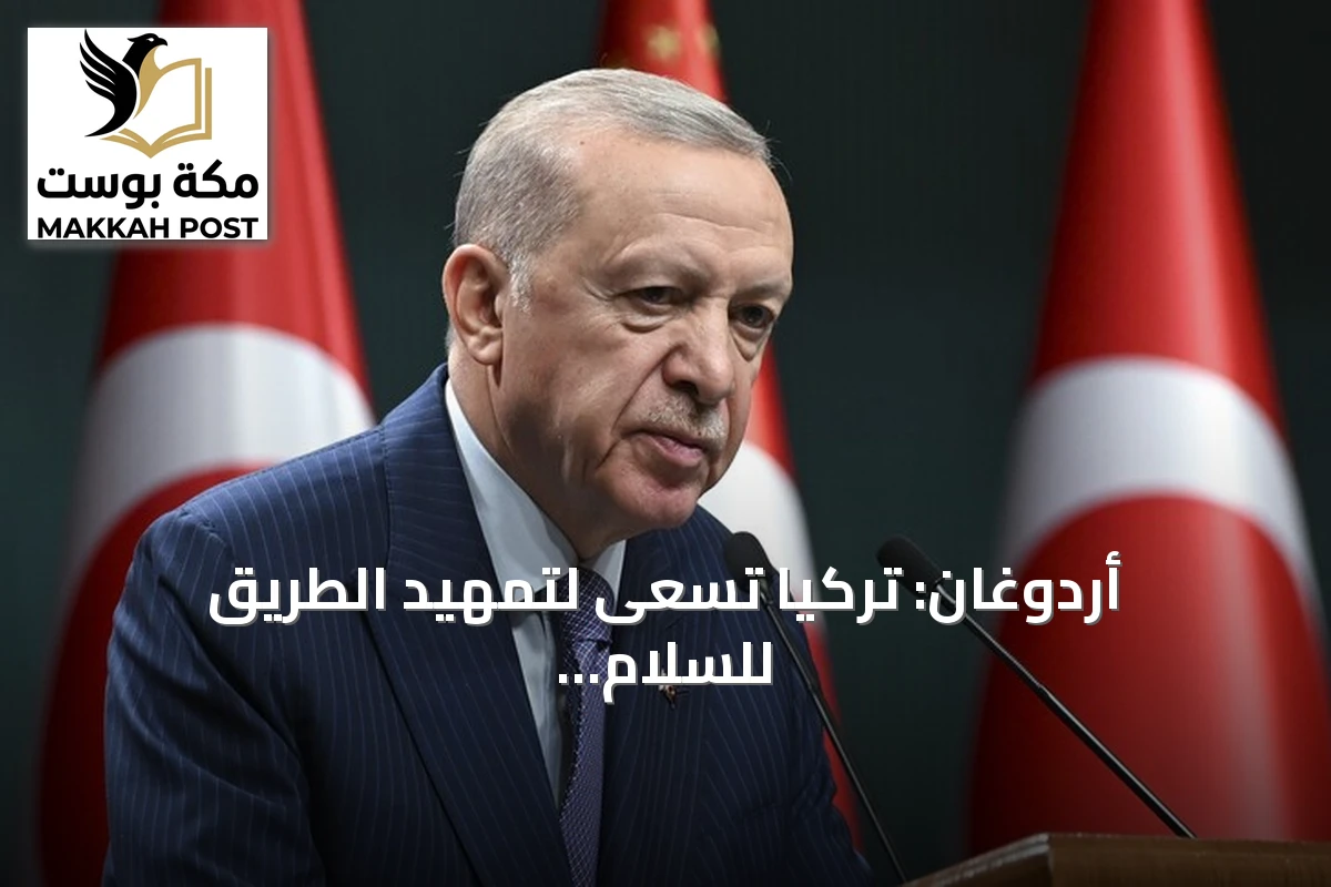 أردوغان: تركيا تسعى لتمهيد الطريق للسلام عبر الدبلومسية والخبرة في الوساطة